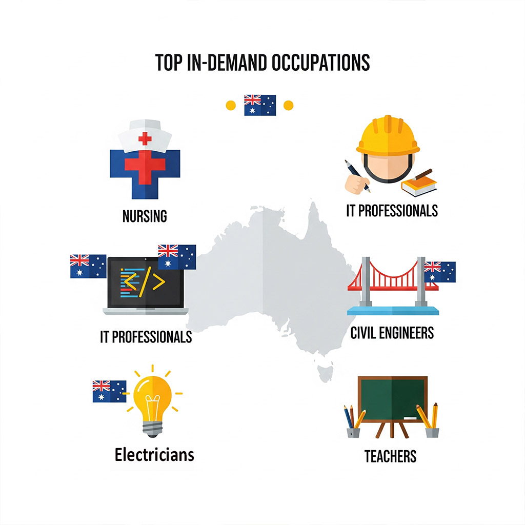 top in demand jobs to get permanent residency in australia