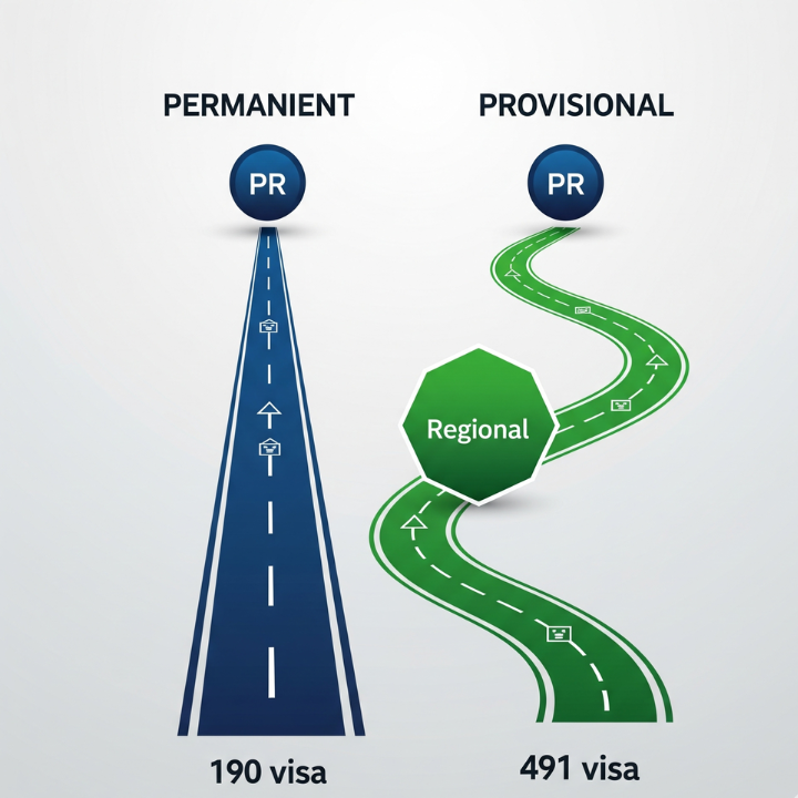 491 vs 190 Visa-VXL Migration